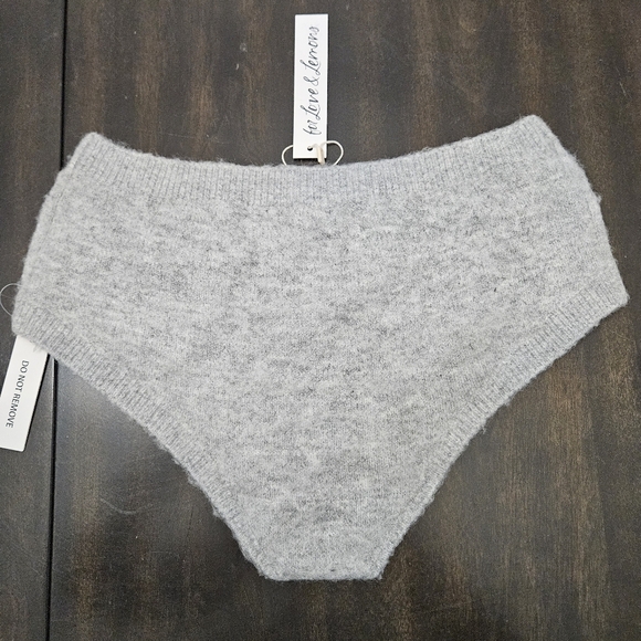 NWT For Love & Lemons Arinah Boyshort in Grey small - Picture 12 of 15